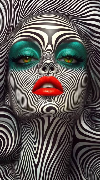 Hypnotic Woman Portrait