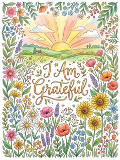 grateful floral sunrise