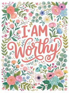 worthy floral illustration