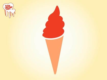 Ice Cream Icon Free Vector