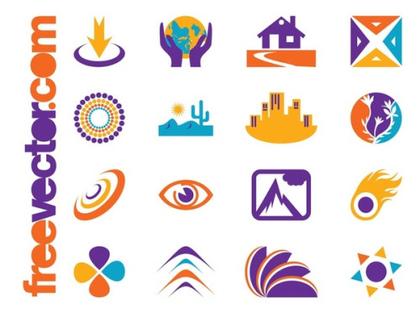 Icons and Logo Templates Free Vector