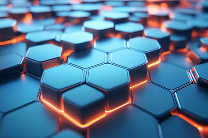 Illuminated Hexagon Grid