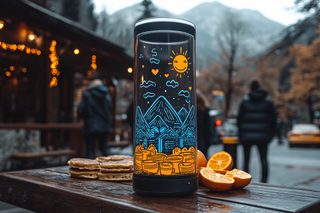 Illustrated Beverage Container