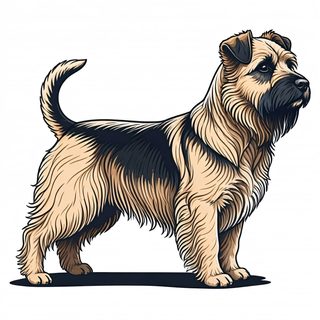 border-terrier-illustration