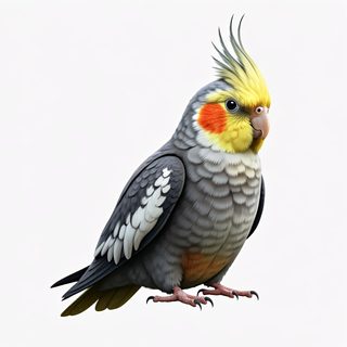 cockatiel parrot illustration