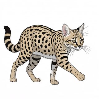savannah-cat-walking