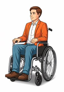 man in wheelchair