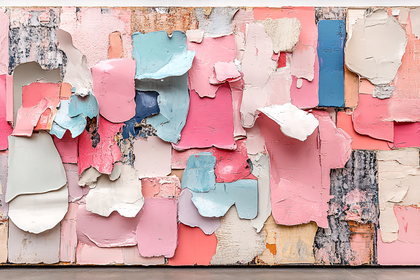 Impasto Collage Texture