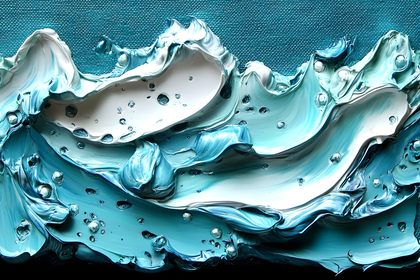 Impasto Ocean Waves