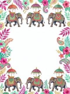indian elephant border