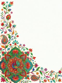 indian floral mandala