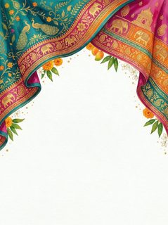 indian sari border