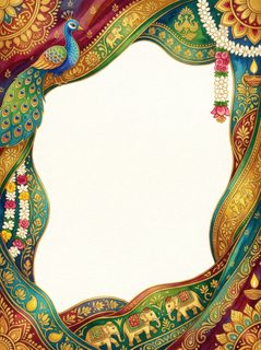 indian wedding frame