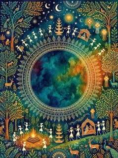diwali folk art