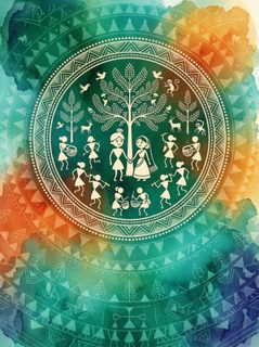 warli wedding art