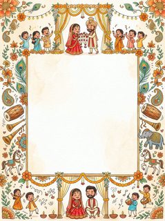 indian wedding border