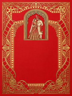 indian wedding invitation