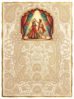 indian wedding invitation
