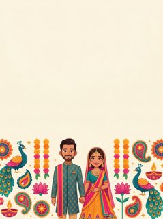indian wedding invitation