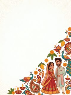 indian wedding invitation