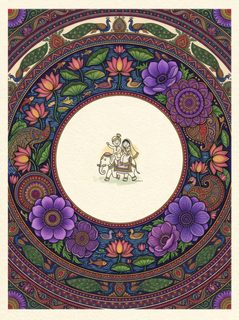 indian wedding frame