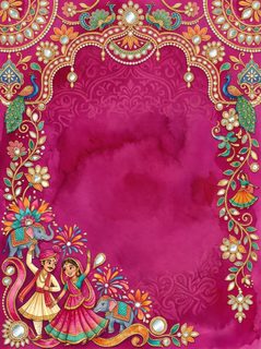 indian wedding invitation