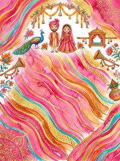 indian wedding invitation