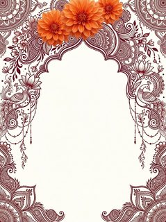 indian wedding invitation
