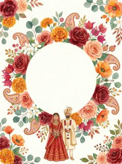 indian wedding invitation