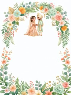 indian wedding invitation