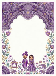 indian wedding card