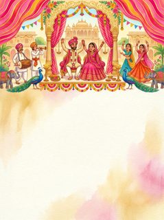 indian wedding invitation