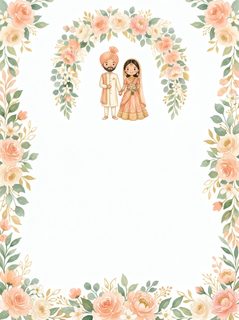 indian wedding invitation