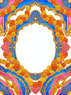 marigold floral border