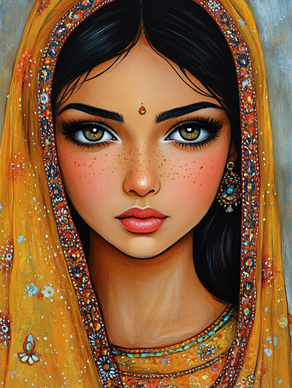 Indian Woman Portrait
