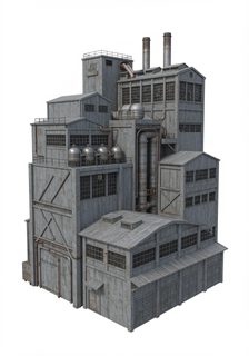 industrial factory building