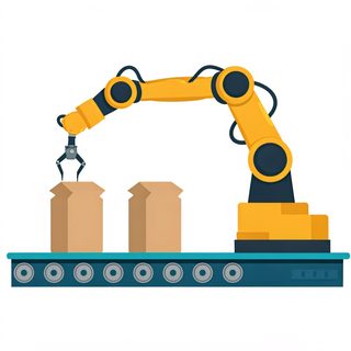robotic arm conveyor