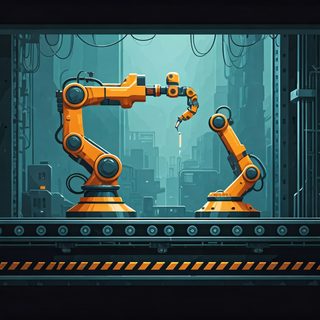 industrial robotic arms