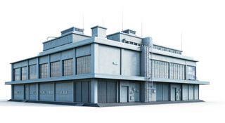 industrial factory building