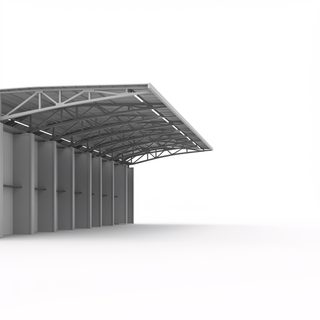 industrial metal shed