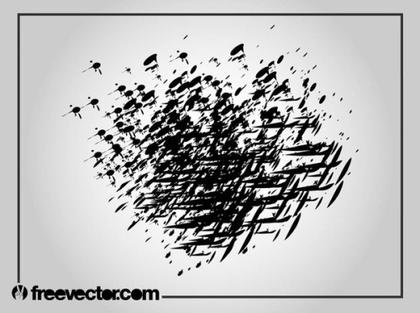 Ink Blobs Free Vector