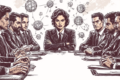Intense Boardroom Meeting