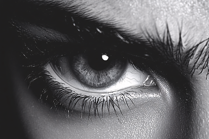 Intense Close-Up Of Human Eye