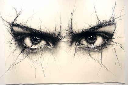 Intense Eyes Sketch