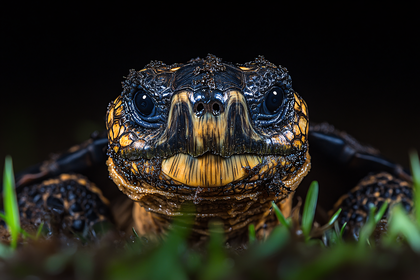 Intense Gaze Of A Turtle