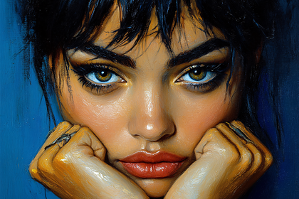 Intense Gaze Portrait