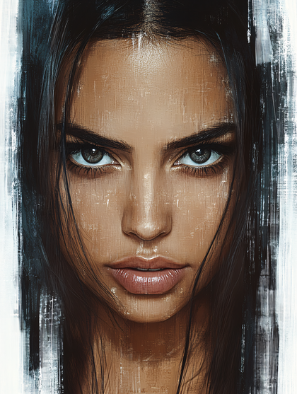 Intense Gaze Portrait