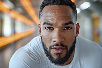 Intense Gaze Portrait