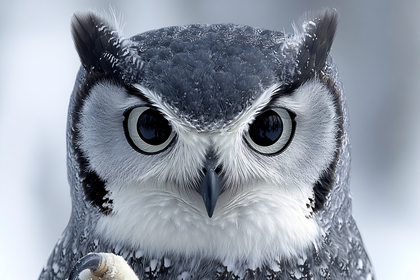 Intense Owl Gaze