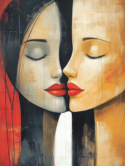 Intimate Faces in Contrast